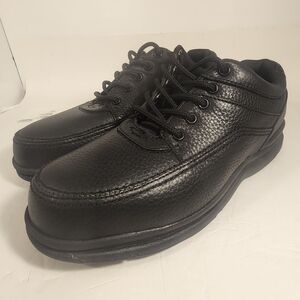 Rockport Steel Toe Work Shoe Men's RK6761 Sz 10M Black Leather Laces Oxford NWOT